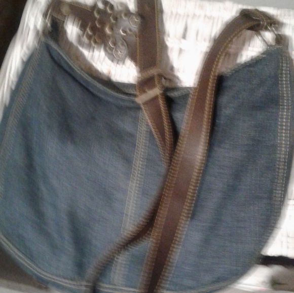 Like new super cute denim purse - Picture 2 of 4